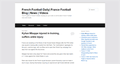 Desktop Screenshot of frenchfootballdaily.com