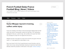 Tablet Screenshot of frenchfootballdaily.com